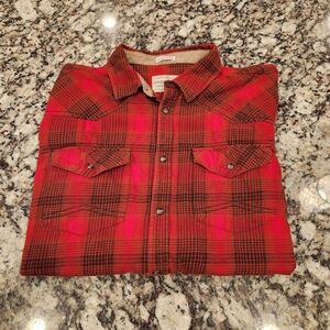 Cody James Red And Black Flannel Mens M